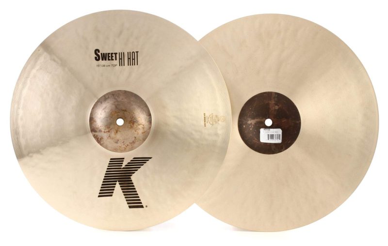 Zildjian 15 in K Sweet Hi Hat Cymbals K0723