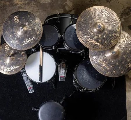 Alternative view of Complete Zildjian Cymbals S Dark Pack 14 hats, 16 and 18 Crash, 20 Ride SD4680