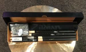 Zildjian 4pr 5B Dip Drumstick Zkey Towel Bundle Gift
