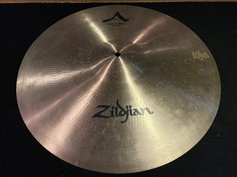 Zildjian Cymbals Used 21 in. A Sweet Ride Cymbal