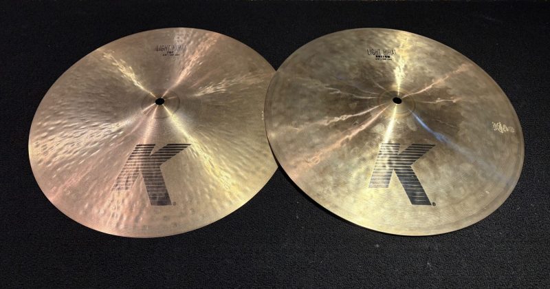Zildjian Cymbals Used 15 in. K Light Hi Hat Cymbal Pair