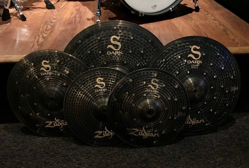 Zildjian Demo Cymbals S Dark Cymbal Pack 14 hats 16 and 18 crash 20 ride
