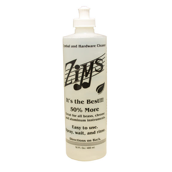 Zims Cymbal And Hardware Cleaner 16oz Bottle