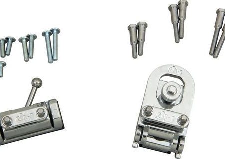 DW Drums SM2161 Chrome Mag Throw Off and 5P Butt Plate