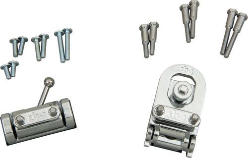 DW Drums SM2161 Chrome Mag Throw Off and 5P Butt Plate