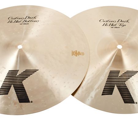 Zildjian 14 in. K Custom Dark Hi Hat Cymbals Pair K0943