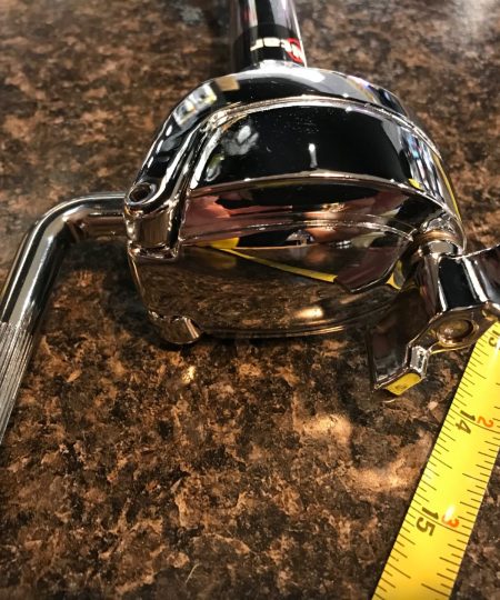 Alternative view of Gibraltar Hardware SC-BCLR-M Tom Arm with 10.5mm L-rod Fits TAMA and others