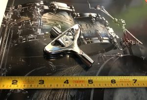 TAMA TDK10 Chrome Drum Key with Quick-Turn Knob and Large EZ Grip