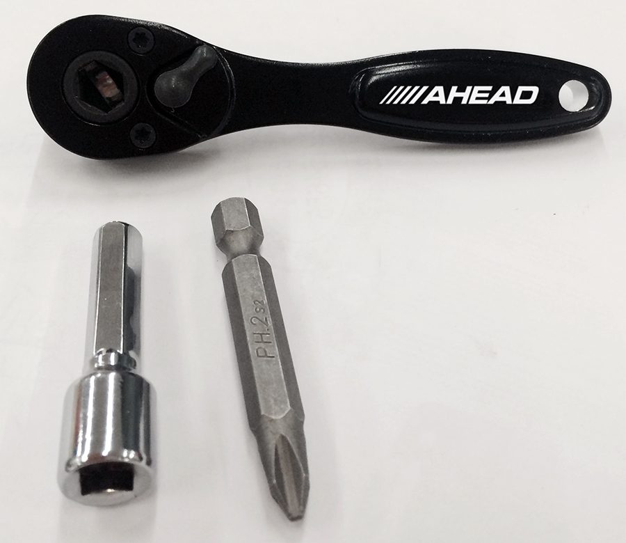 Drums Ahead Brand ASTR Ratchet Drum Tuning Key with Screwdriver Bit