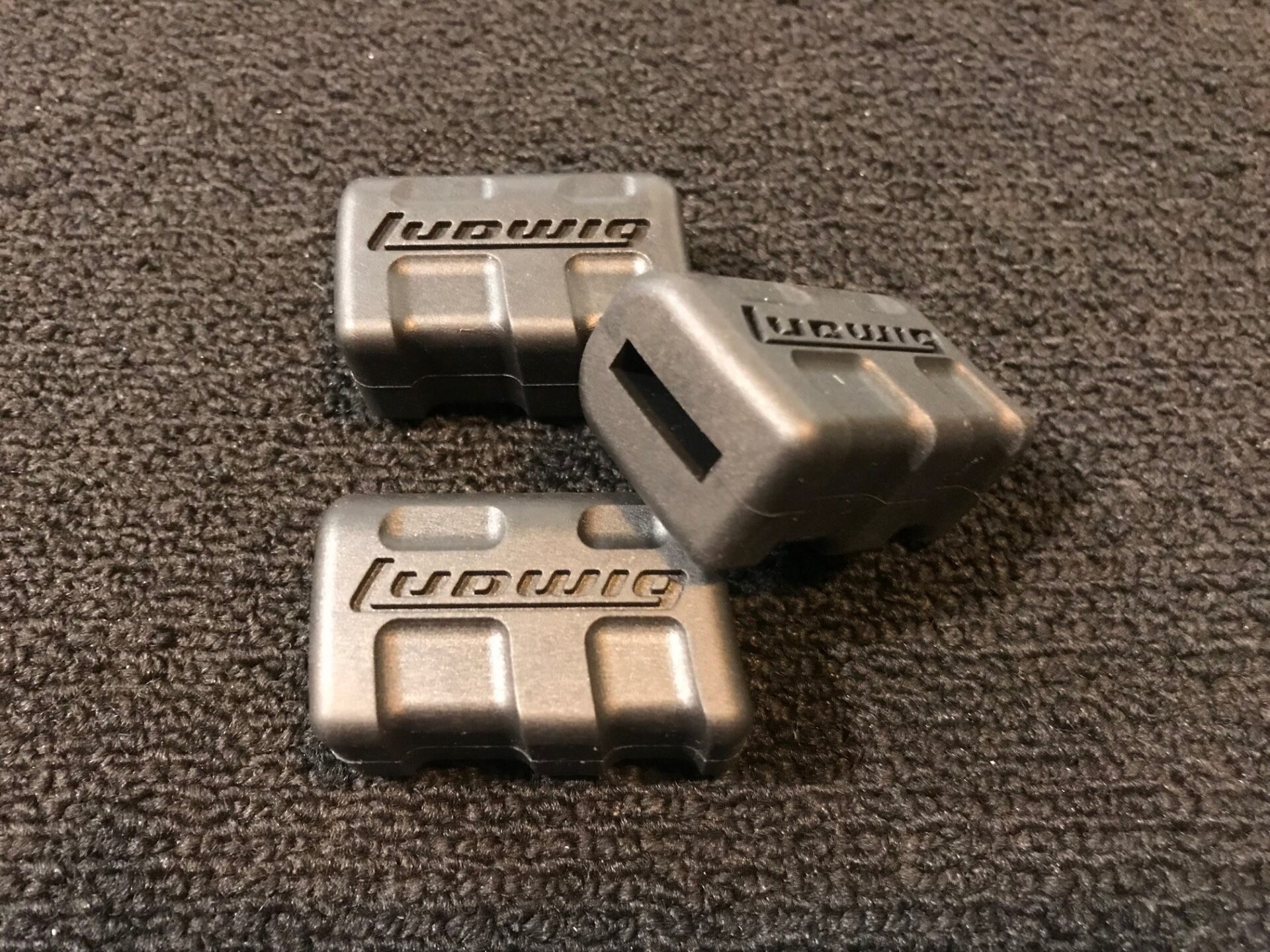 Ludwig Parts PLH1113 One Position Classic Rubber Tip 3-Pack for Flat Base - Image 4