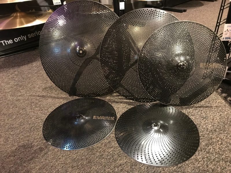 Evans Used dB One Low Volume Cymbal Set 14 16 18 20