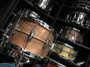 Ludwig Copper Phonic 8x14 Snare Drum natural patina LC608R