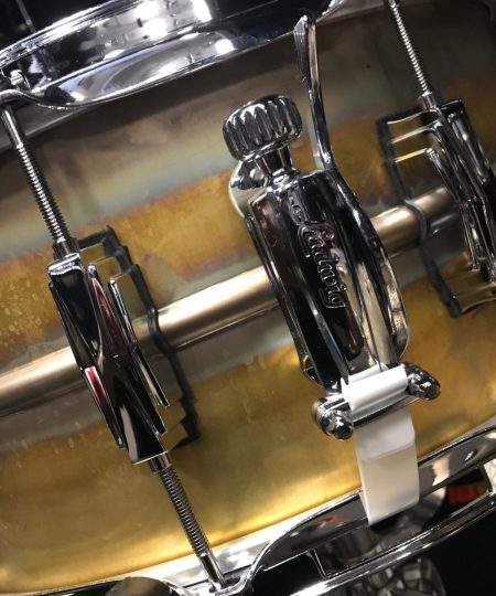 Alternative view of Ludwig 6.5x14 in. Raw Brass Supraphonic Snare Drum LB464R