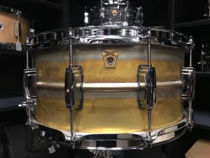 Ludwig 6.5x14 in. Raw Brass Supraphonic Snare Drum LB464R