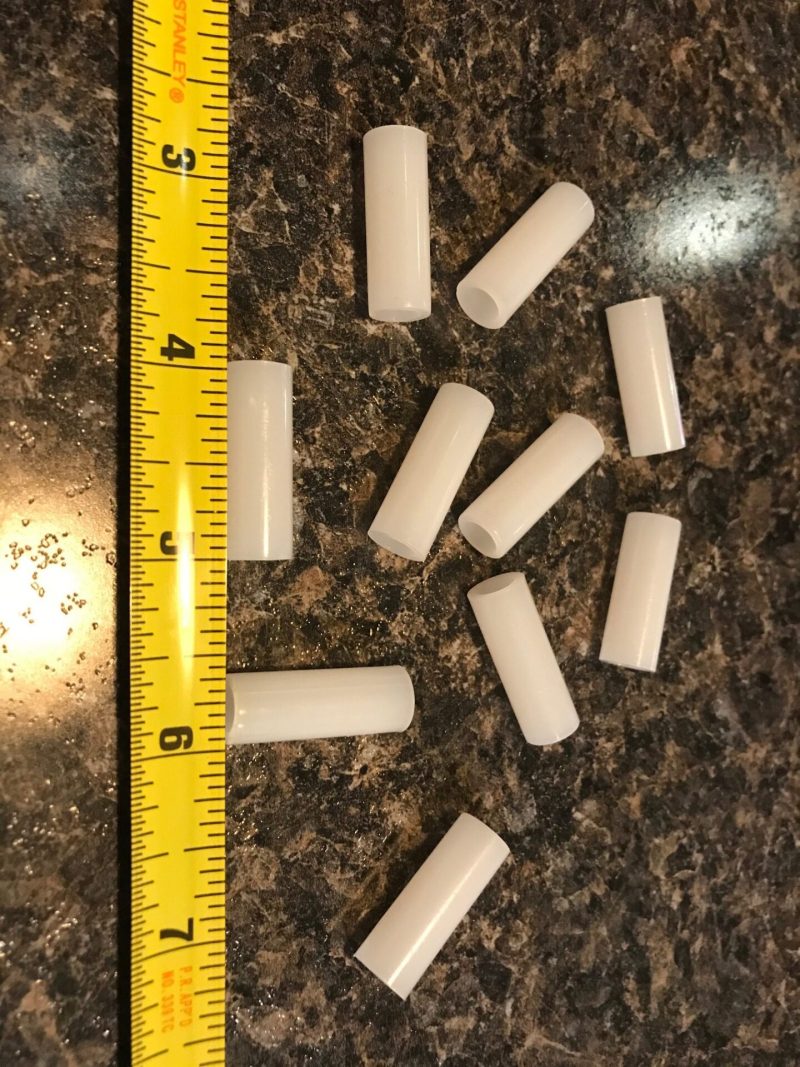 Gibraltar Hardware SC-CS6MM-10 10-Pack of 6mm White Cymbal Tilter Sleeves also Fits 1/4x20