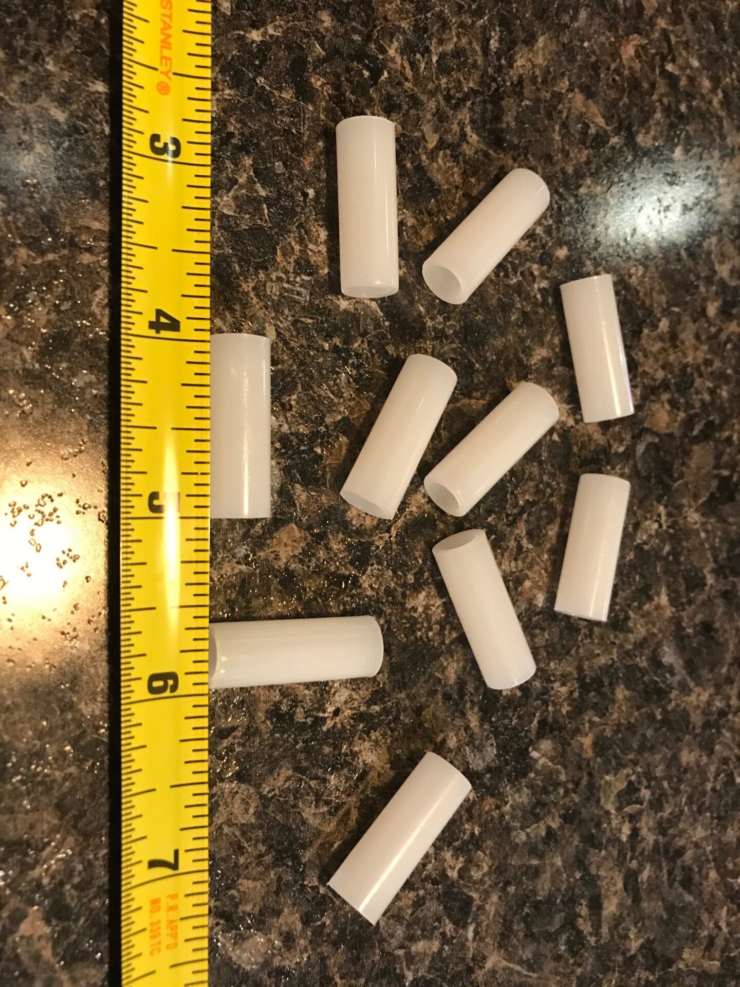 Gibraltar Hardware SC-CS6MM-10 10-Pack of 6mm White Cymbal Tilter Sleeves also Fits 1/4x20