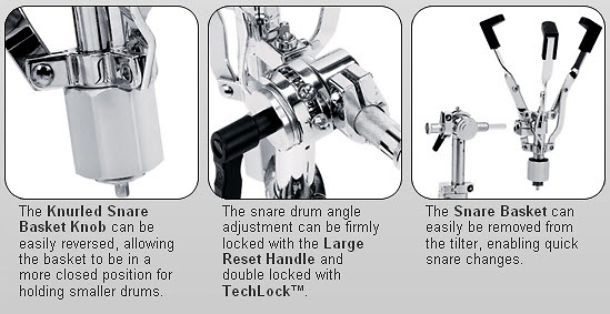 DW Drums 9000 Series Snare Drum Stand DWCP9300 - Image 2