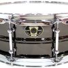 Ludwig LW5514C Black Magic 5.5x14 in. Brass Snare Drum Black Nickel-Plated