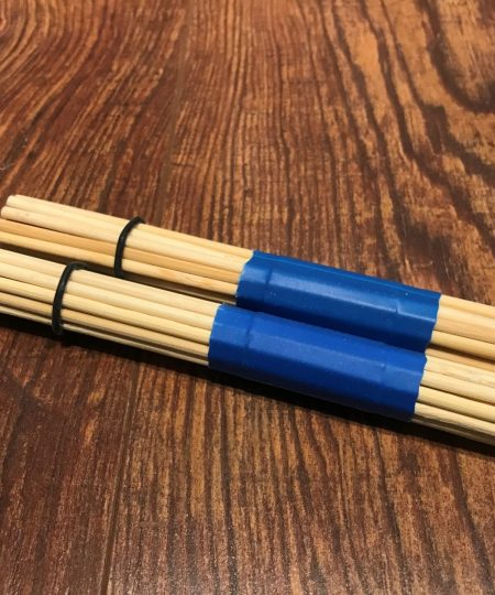 Alternative view of Multi Rods Wood Bundle Drum Sticks Pair Blue Handle