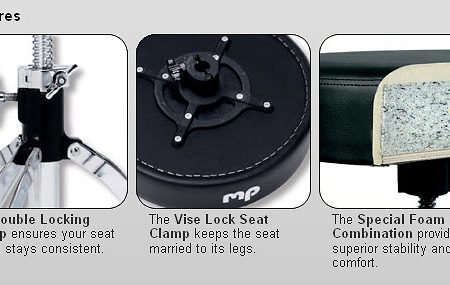 Alternative view of DW Drums 9000 Series 9100M Throne DWCP9100M