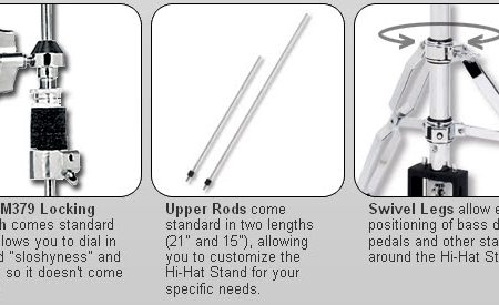Alternative view of DW Drums Delta Hi Hat Stand DWCP5500TD Two Leg