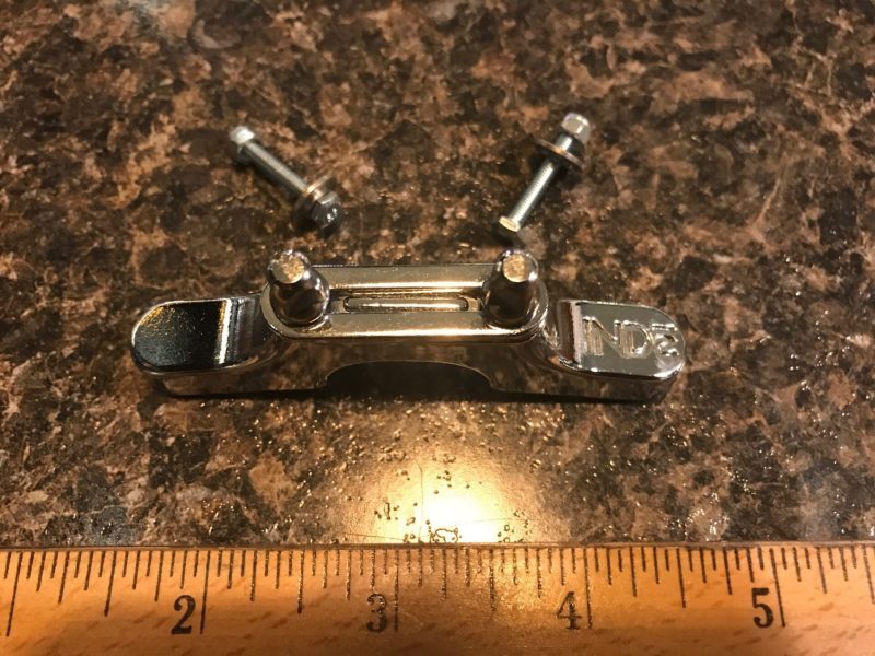 INDe Independent Drum Lab UBP Universal Cast Snare Drum Butt Plate Chrome