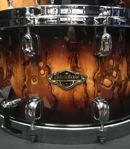 Tama drums Starclassic Walnut / Birch 8x14 snare drum Molten Brown Burst WBSS148 MBR