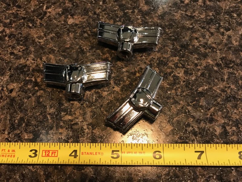 Ludwig Parts PLH1008 3-Pack 6mm Wing Nut for Atlas Stands and Brackets