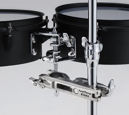 Alternative view of TAMA MT810STBK 8 in. and 10 in. Steel Mini-Tymps w/ Clamp