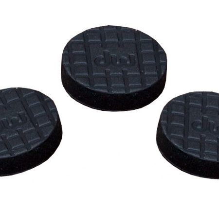 DW Drums SP2225 3 Pack Rubber Pads Tri-Pivot Toe-Clamp