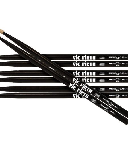 Vic Firth drum sticks American Classic 5B Black value pack 5BB