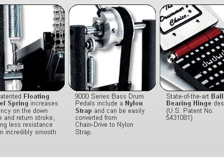 Alternative view of DW Drums 9000 Series Double Bass Drum Pedal DWCP9002