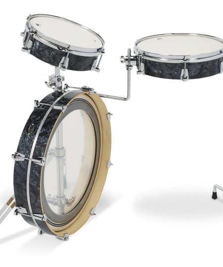 DW Drums Low Pro Black Diamond 3pc Performance Series Maple Compact Kit DRKTPFC03RKBD