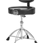 Mapex T875 Drum Throne Seat with Backrest Heavy Duty Threaded Post