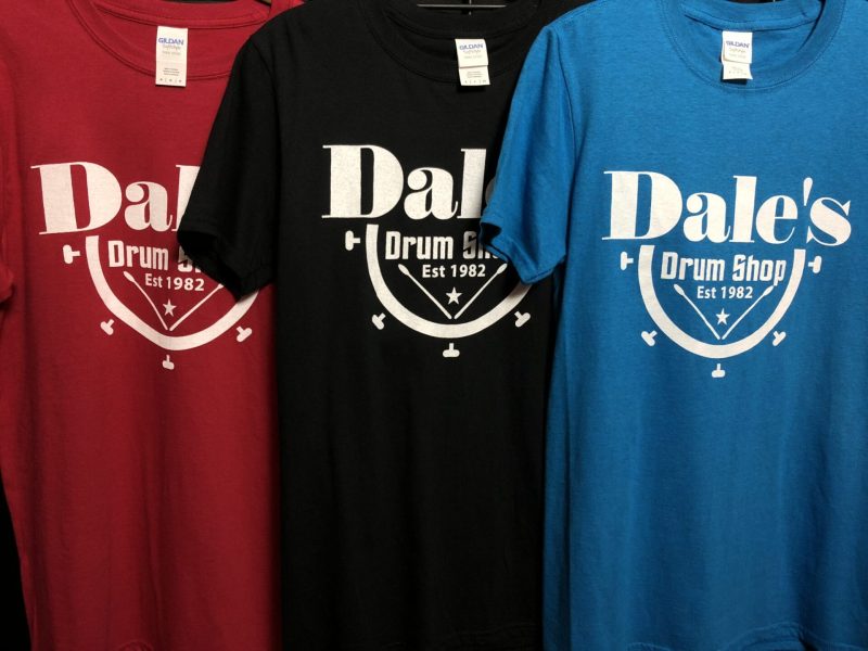 Official Dale's Drum Shop Logo T-Shirt
