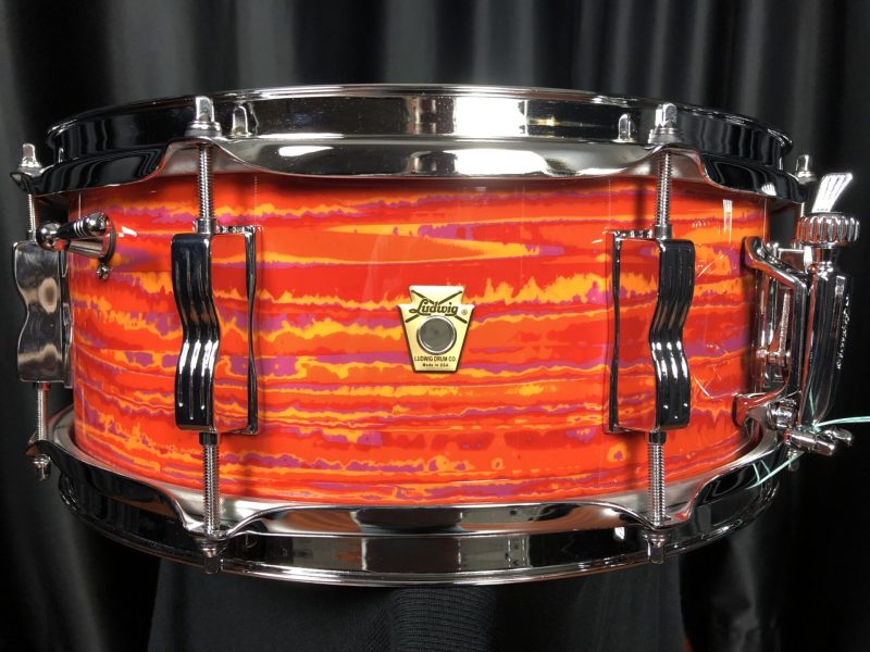 Ludwig Jazz Fest 5.5x14 in. Snare Drum Mod Orange Legacy Mahogany LS90851
