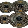 Meinl Set Classics Custom Dark Cymbal Pack 14h/16c/20r With Free 18 Crash