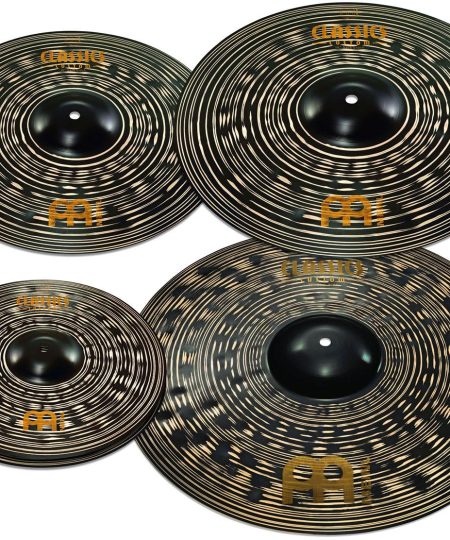 Meinl Set Classics Custom Dark Cymbal Pack 14h/16c/20r With Free 18 Crash