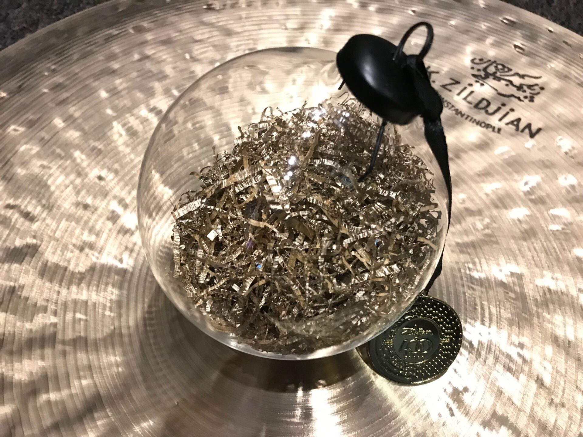 Zildjian Cymbals Limited Edition 400th Anniversary Glass Ornament Gift - Image 2