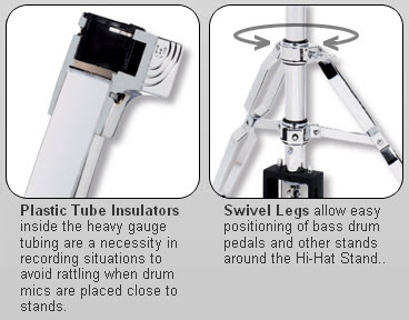 DW Drums Hi Hat Stand DWCP9500TB 2-Leg - Image 3