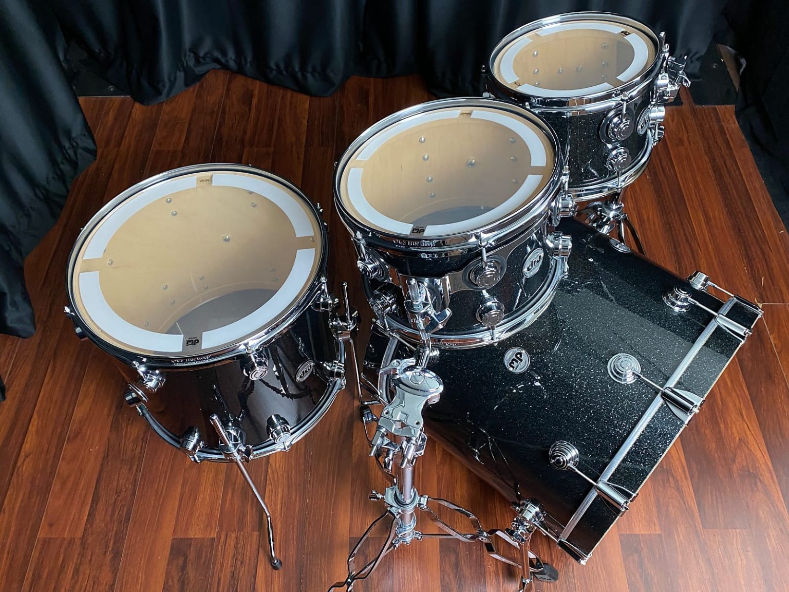 Dw Drums Collectors Pure Maple Ssc Black Ice 4pc Drum Set Dales Drum Shop 2024 