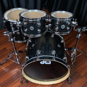 DW Drums Collector’s Pure Maple SSC Black Ice 4pc Drum Set