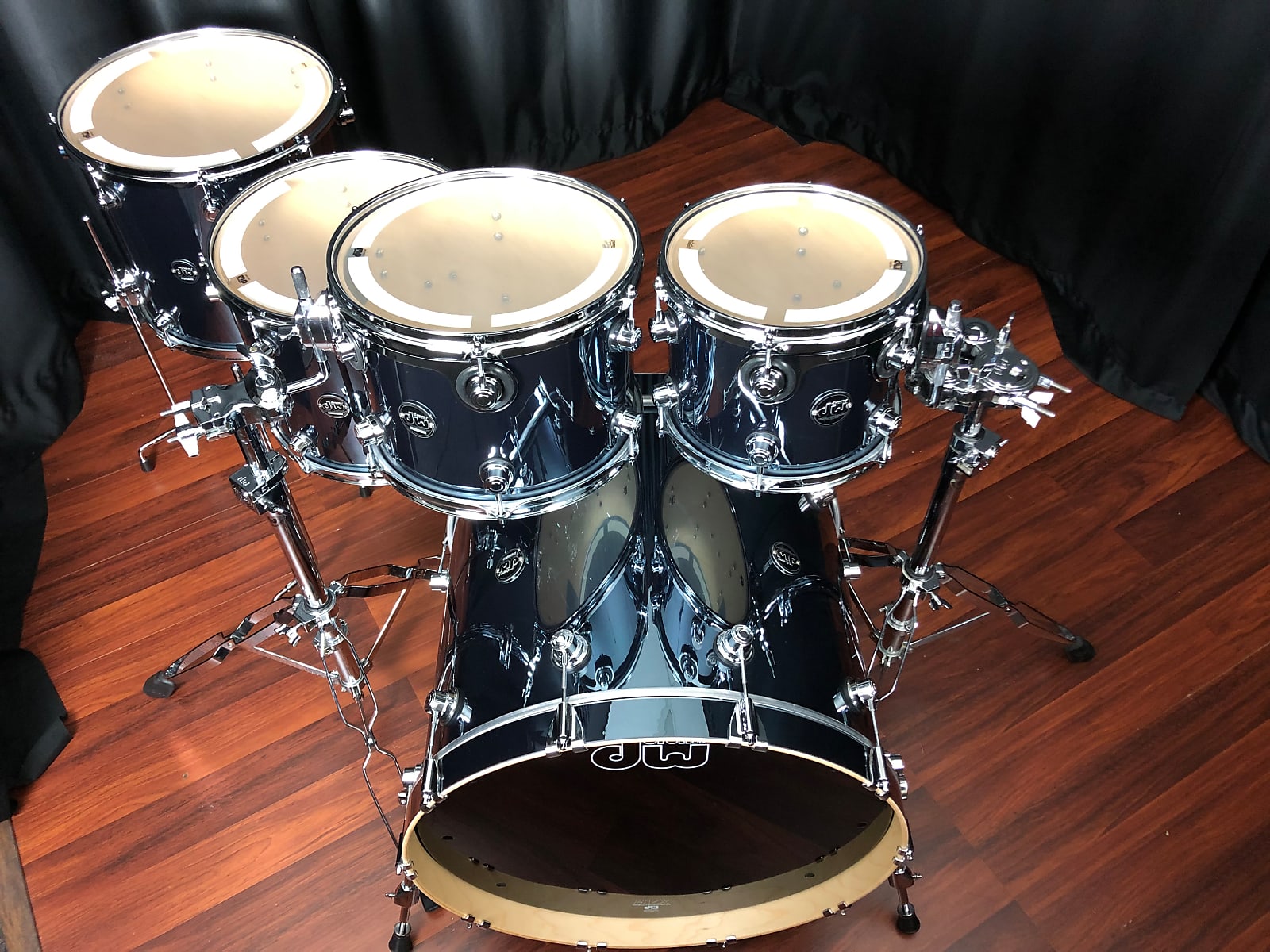 Dw Drums Performance Series Maple 5pc Chrome Shadow Dales Drum Shop 2022 