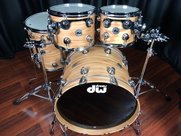 DW Drums Collector’s Pure Oak Hard Satin 4pc Drum Set