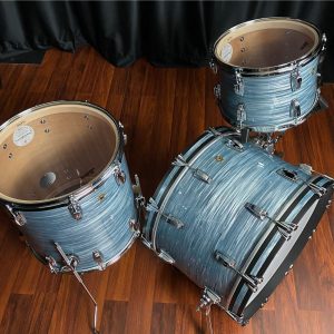 Ludwig Legacy Classic Mahogany Vintage Blue Oyster 3pc Drum Set