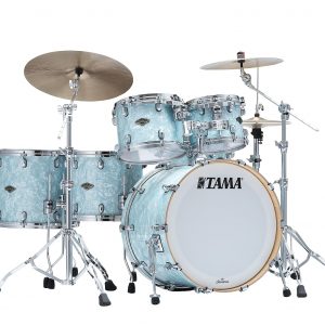 TAMA Starclassic Walnut Birch Blue Ice Pearl 5pc Drum Set