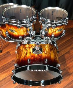TAMA Starclassic WB Molten Brown Burst 4pc Drum Set WBS42SMBR 9 TAMA Starclassic Walnut Birch Molten Brown Burst 4pc Drum Set