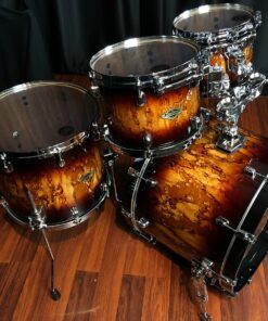 TAMA Starclassic WB Molten Brown Burst 4pc Drum Set WBS42SMBR 7 Tama WBS42SMBR Starclassic Walnut Birch Molten Brown Burst 4px Top Right