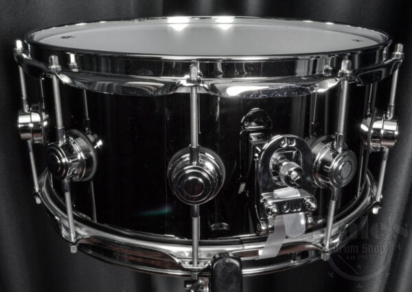 DW Collector's Black Nickel Over Brass Snare Mag Throw