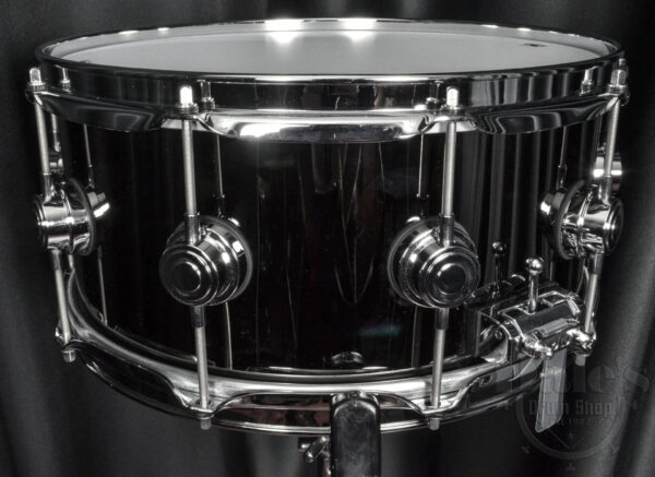 DW Collector's Black Nickel Over Brass Snare 3P Butt
